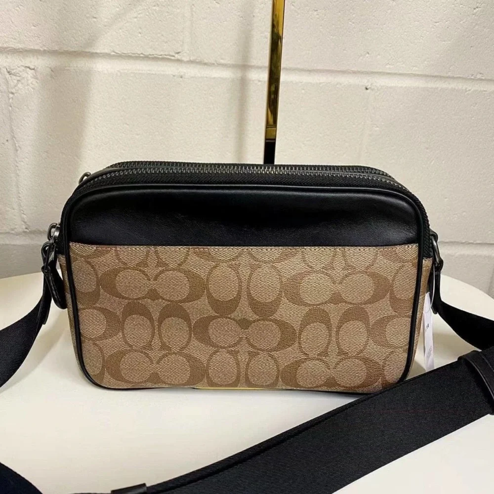 COACH C4149 Graham Crossbody In Signature Canvas Chaki - Picture 4 of 8